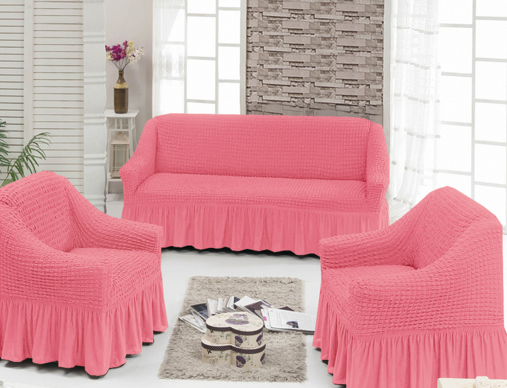 Набор для мягкой мебели (розовый)